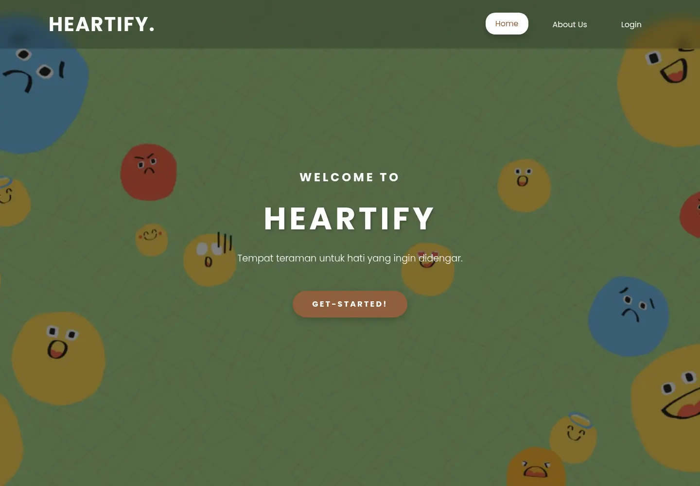 Heartify project screenshot